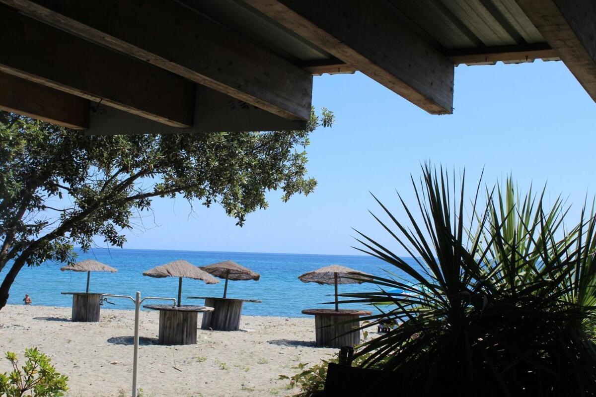 Bord De Mer, Pieds Dans L'Eau, Vue Panoramique San-Nicolao Exterior foto