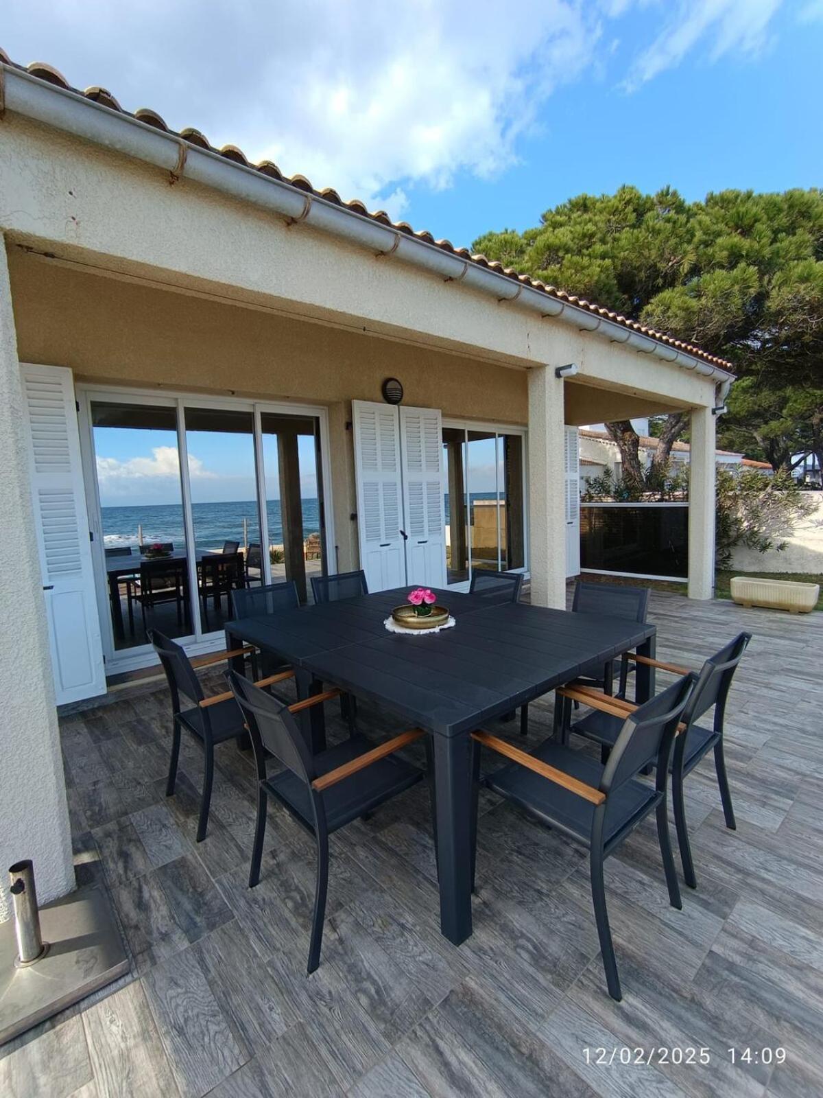 Bord De Mer, Pieds Dans L'Eau, Vue Panoramique San-Nicolao Exterior foto